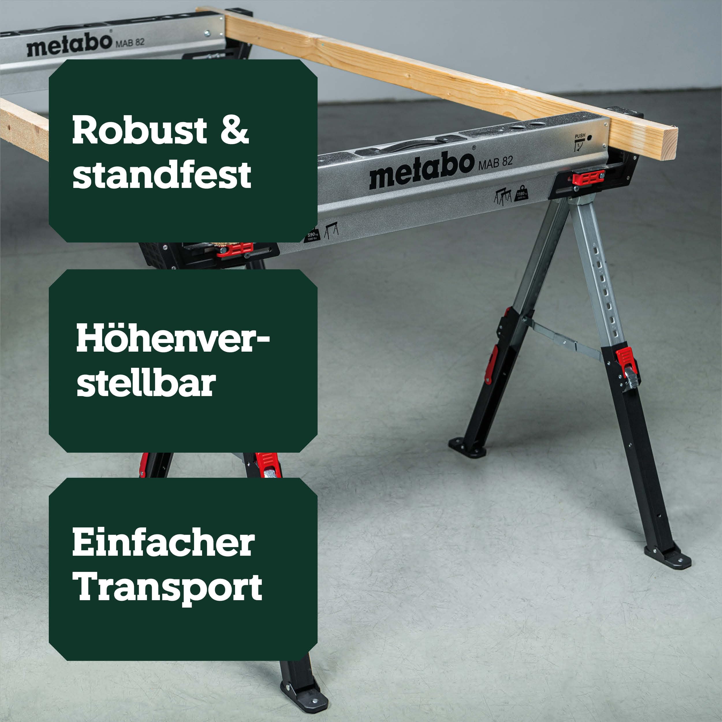 metabo-mab-82-2-arbeitsbock-set-2er-set-stahl-klappb-cke-h-henverstellbar-pulver image 2