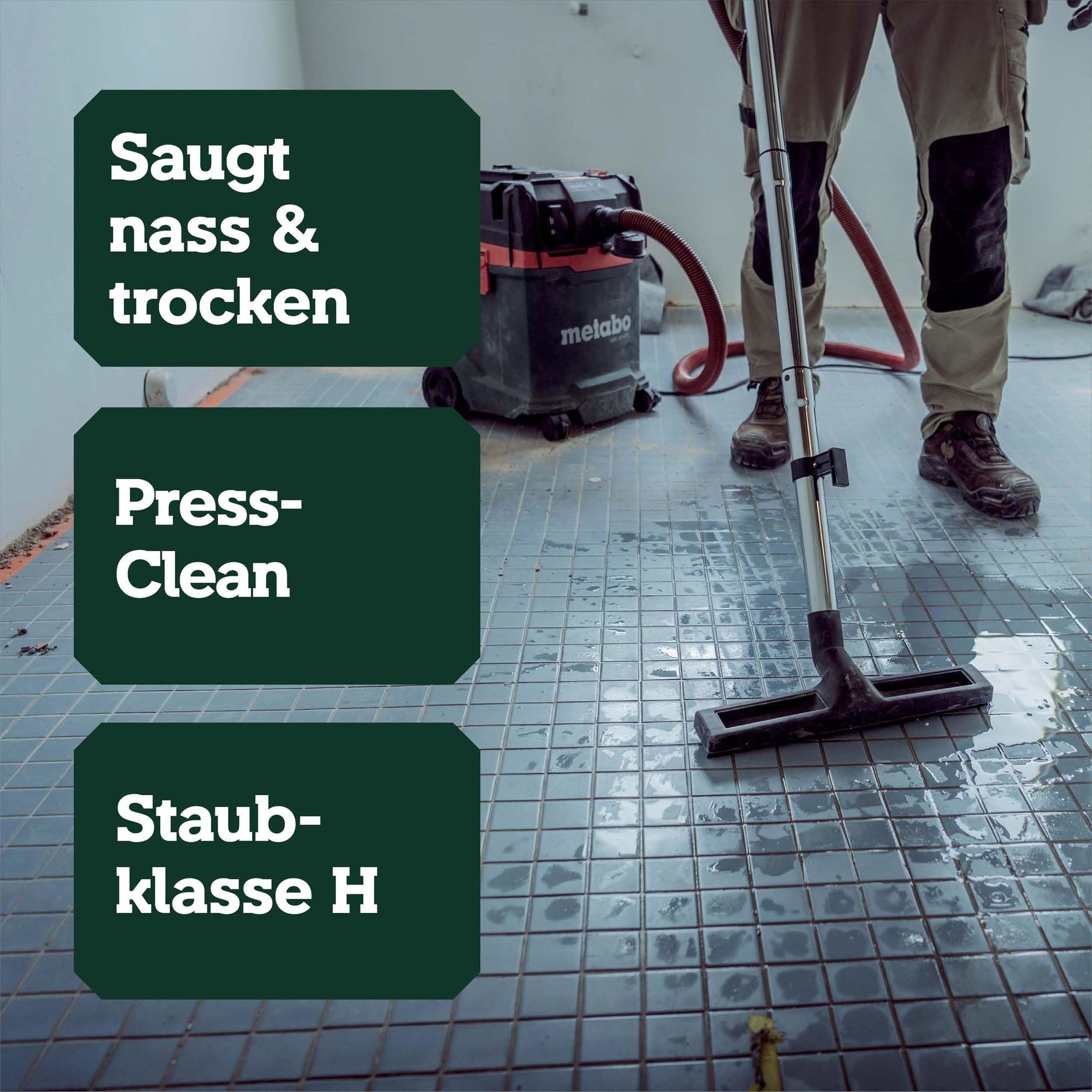 metabo-asa-30-h-pc-allessauger-602088000-nass-trockensauger-staubklasse-h-1200-w image 2