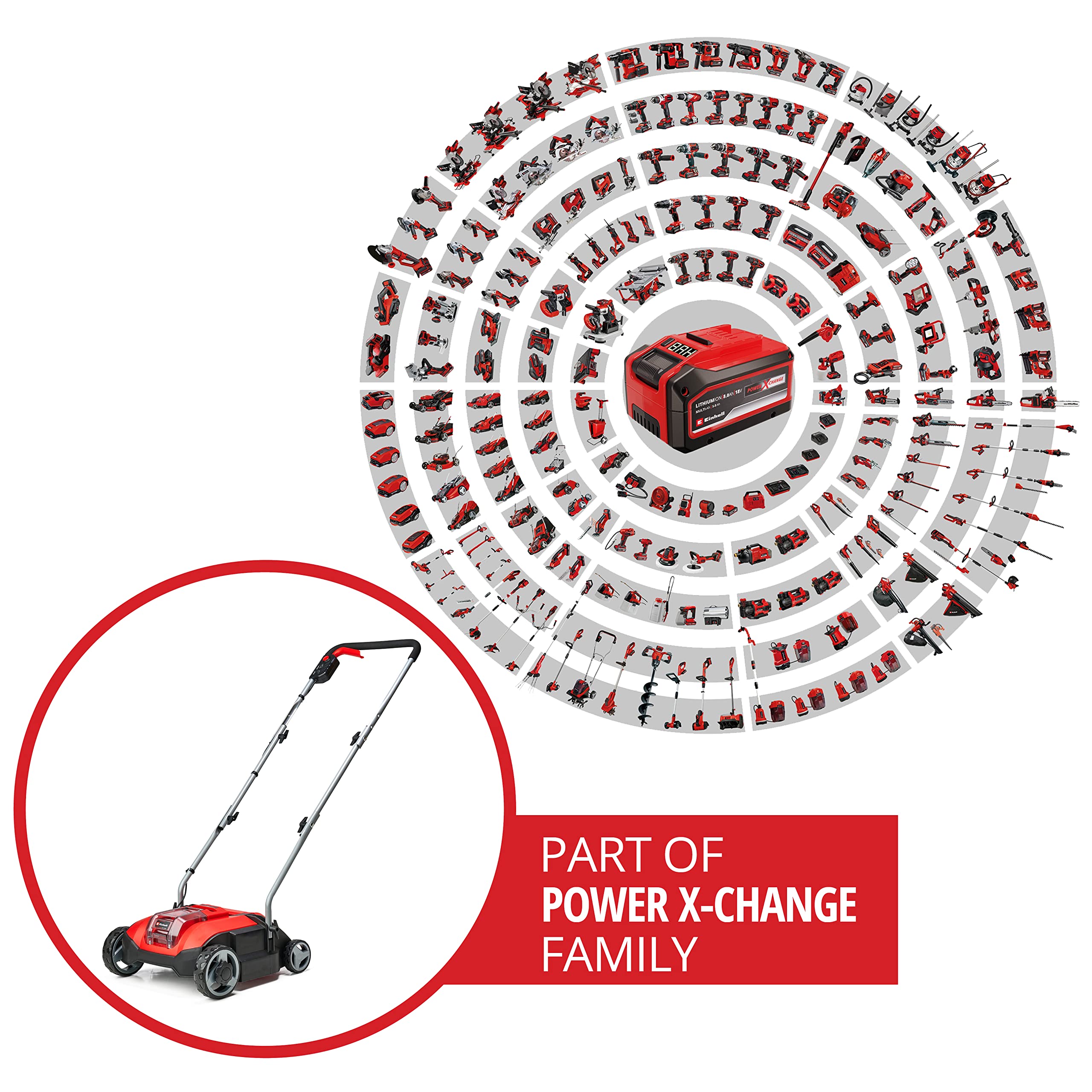 einhell-akku-vertikutierer-gc-sc-18-28-li-solo-power-x-change-18-v-kabelloser-ve image 2