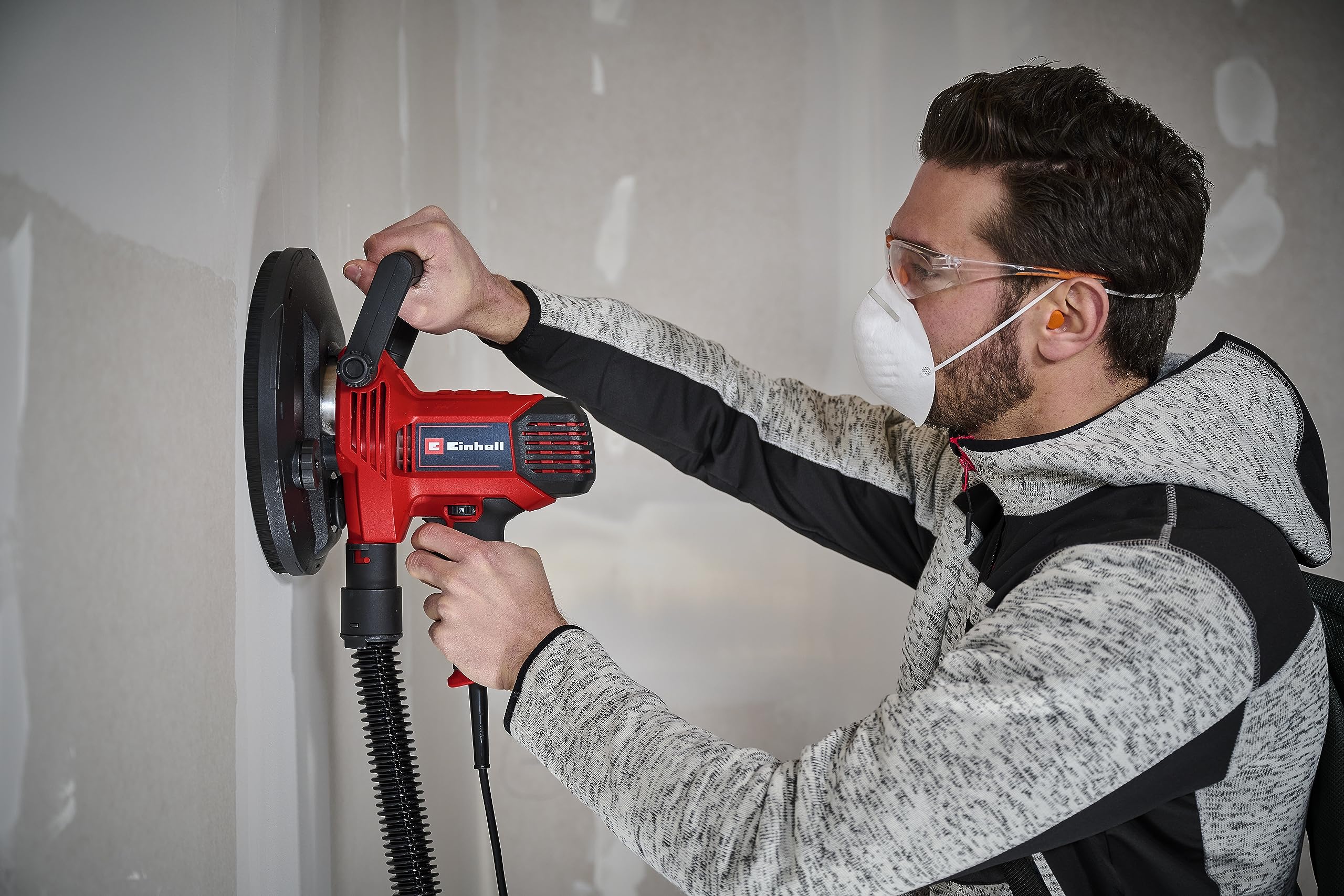 einhell-trockenbauschleifer-tc-dws-225-1220-w-225-mm-schleifteller-mit-b-rstenkr image 3