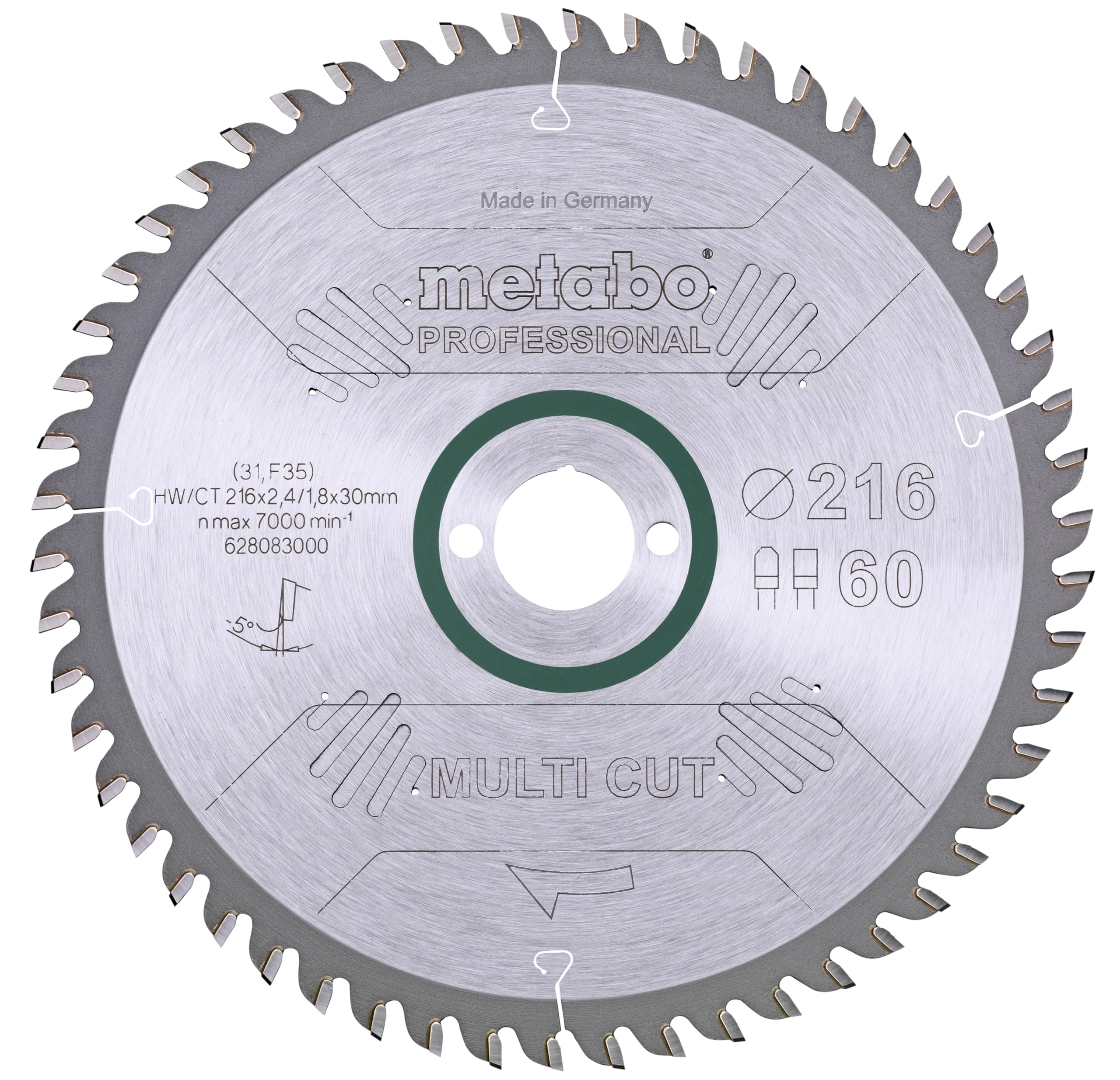 metabo-s-geblatt-multi-cut-216x30mm-60-z-hne-hartmetall-kreiss-geblatt-f-r-alu-l image 1