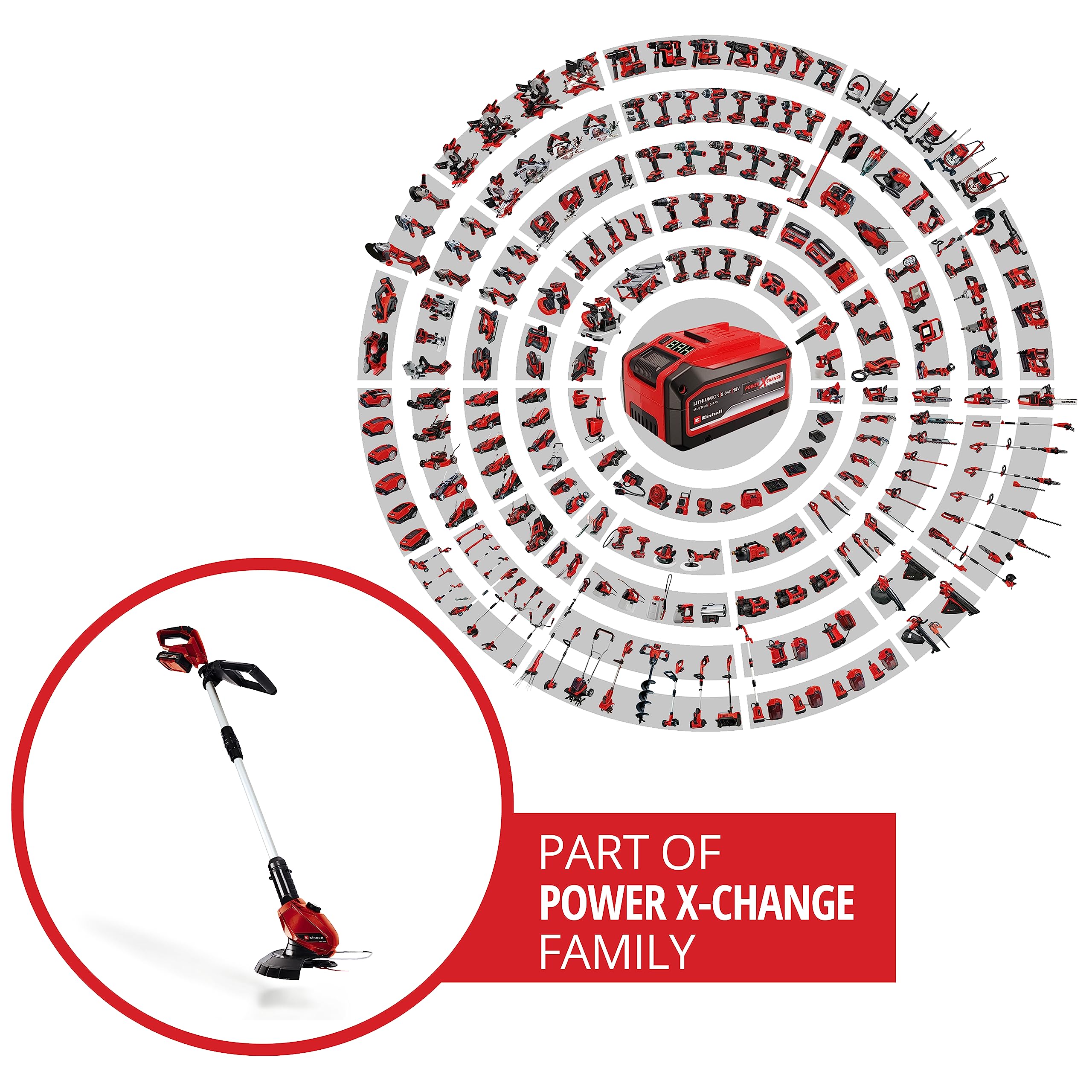 einhell-akku-rasentrimmer-ge-ct-18-li-kit-power-x-change-18v-mit-2-0-ah-akku-und image 2