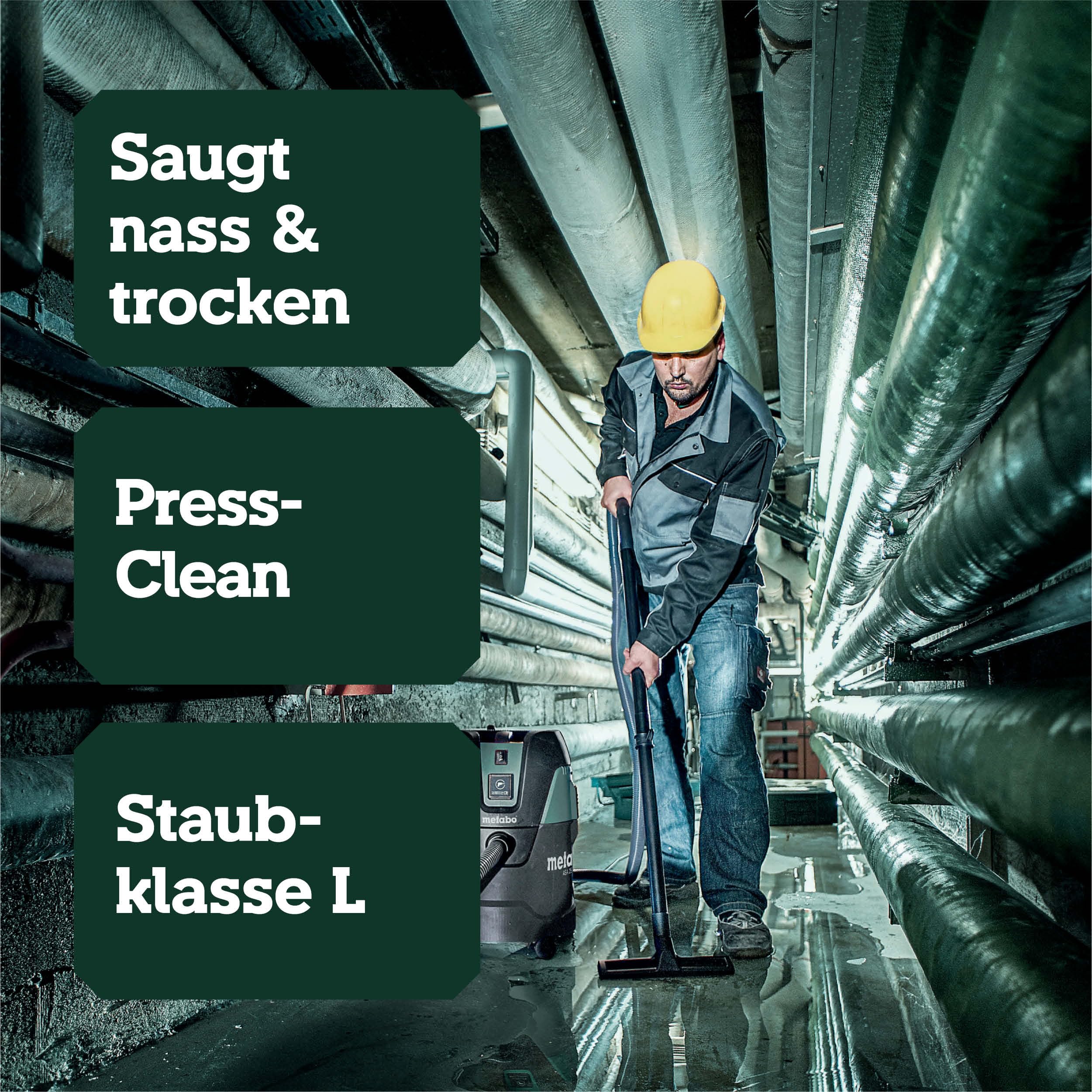 metabo-allessauger-asa-25-l-pc-nass-trockensauger-staubklasse-l-25-l-pressclean- image 3