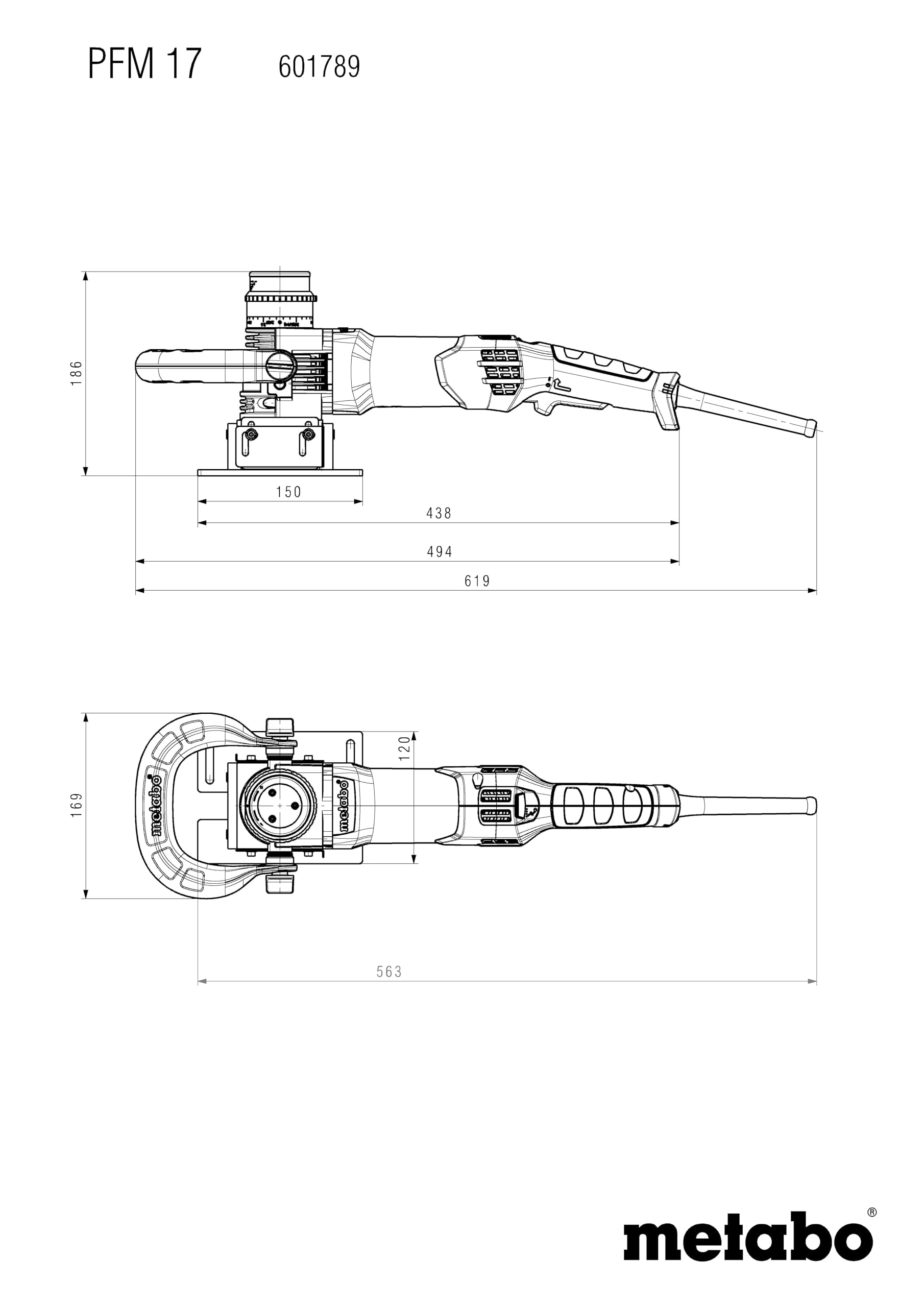 metabo-metall-planfr-se-pfm-17-schwei-raupen-entferner-mit-vtc-elektronik-1700-w image 2